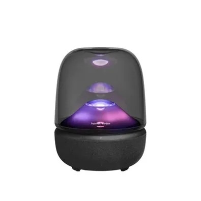 Caixa de Som Premium Harman Kardon Aura Studio 5, Bluetooth, Som 360° e Luz, Preto - HKAURAS5BLKBR