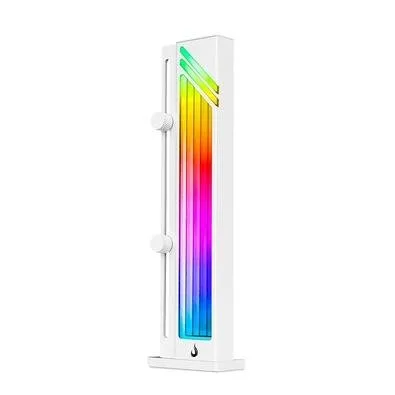 Suporte de Placa de Vídeo Rise Mode, ARGB, 500mm, Aura V1, Branco - RM-SPVG-01-ARGB-W
