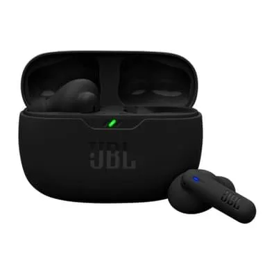 Fone de Ouvido Sem Fio JBL Beam 2, Cancelamento de Ruído, IP54, Até 40 Horas de Bateria, Bluetooth, Preto - JBLWBEAM2BLK