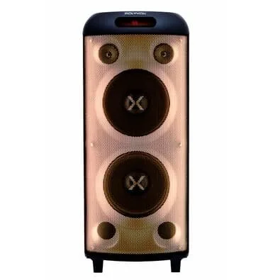 Torre de Som Amplificada Polyvox, TWS, Full LED, 2000W, Bluetooth, Bivolt, Preto - XT-990