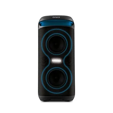 Caixa de Som Amplificada AIWA Party Box AWS-PB-08, 200W RMS, Bluetooth, Bivolt, Preto - AWS-PB-08