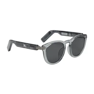 Óculos de Sol com Som Bluetooth JBL Soundgear Frames Round, 2 Mics, IP54, Ônix - JBLSNDGEARFMSRONX