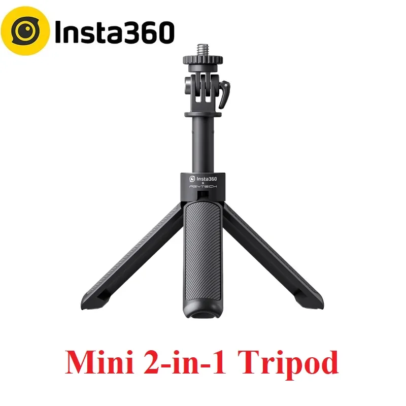 Insta360-tripod 2 em 1 para câmera de esportes, acessórios originais, para link/x3/one x2/go 3
