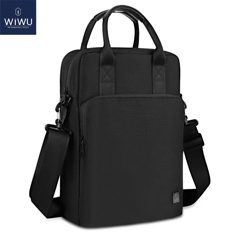 Wiwu-saco do portátil para macbook air 13.6 2024, bolsa de ombro para macbook pro 13 ar 13 2022, estojo de transporte do portátil para ipad pro 12.9 11