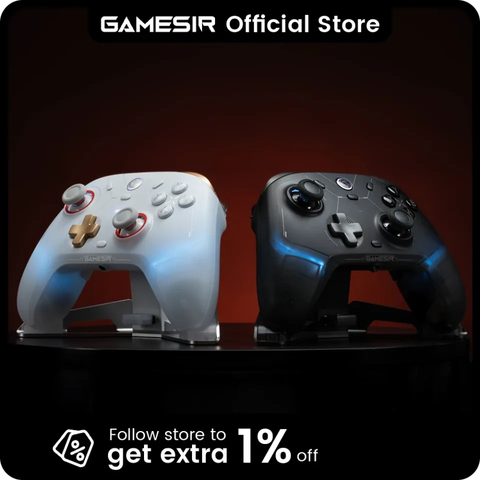 GameSir Cyclone 2 Bluetooth Gamepad Controlador de jogos sem fio para Nintendo Switch 2 Arcade iPhone Android Phone PC Joystick