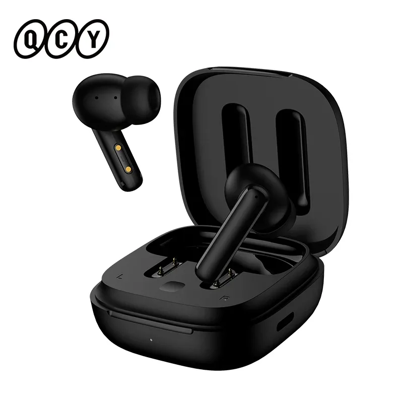 QCY-T13 ANC Fones de ouvido sem fio Bluetooth, fone de ouvido com cancelamento de ruído ativo, chamadas claras, fones de ouvido Bluetooth 5.3, 28dB