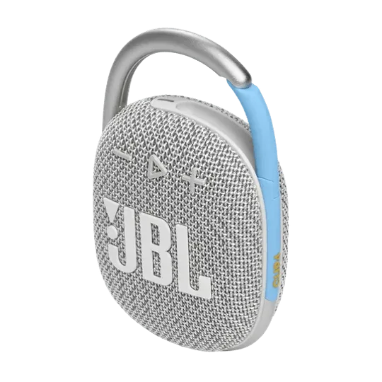 Caixa de Som JBL Clip 4 Eco, Bluettoth, À Prova D'água, Branco - JBLCLIP4ECOWHT