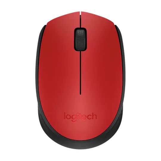 Mouse Sem Fio Logitech M170 Vermelho - 910-004639