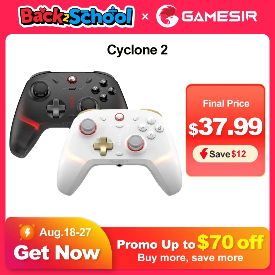 Gamesir ciclone 2 controlador nintendo switch 2 pc joystick sem fio gamepad pro controlador pacote edição + $ 5 obter caso controlador