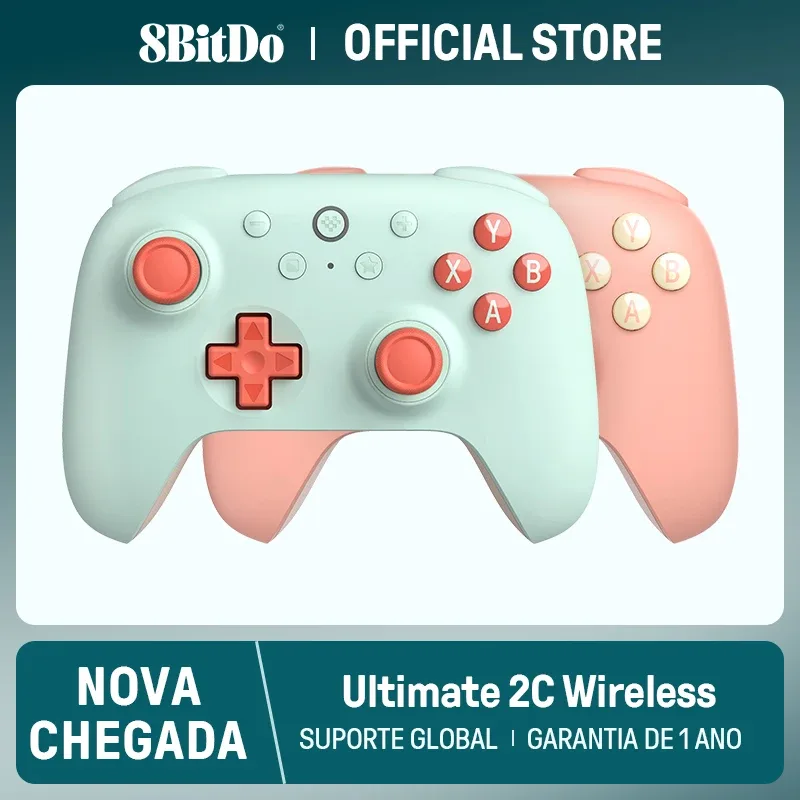 8BitDo - Novo controlador de jogos sem fio Ultimate 2C para PC, Windows 10, 11, Steam Deck, Raspberry Pi, Android