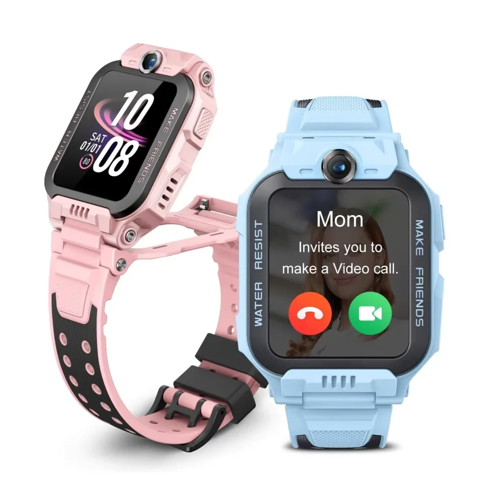 Imoo z7 kids smart watch, gps with sim, 4g kids smart watch with hd video and voice call, ipx8 water resistance for swimming