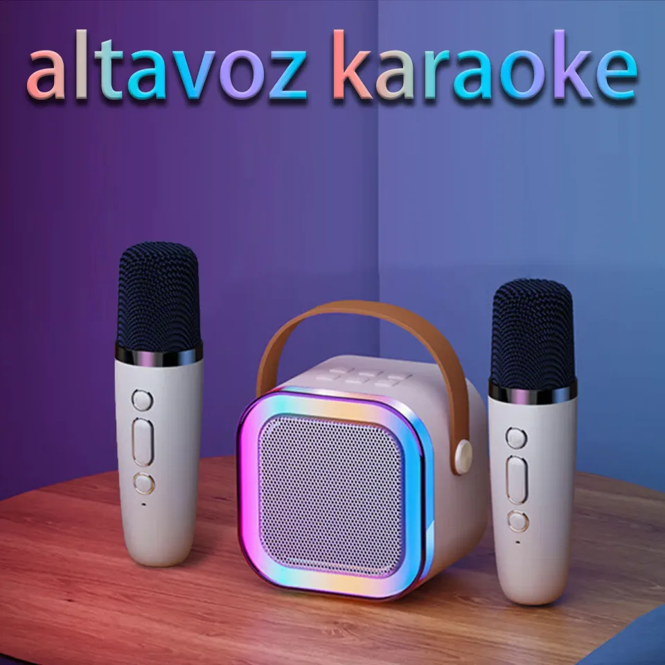 Karaoke Singing Machine para casa, família K12, sistema de alto-falantes portáteis, Bluetooth, presentes para crianças, 5,3 PA