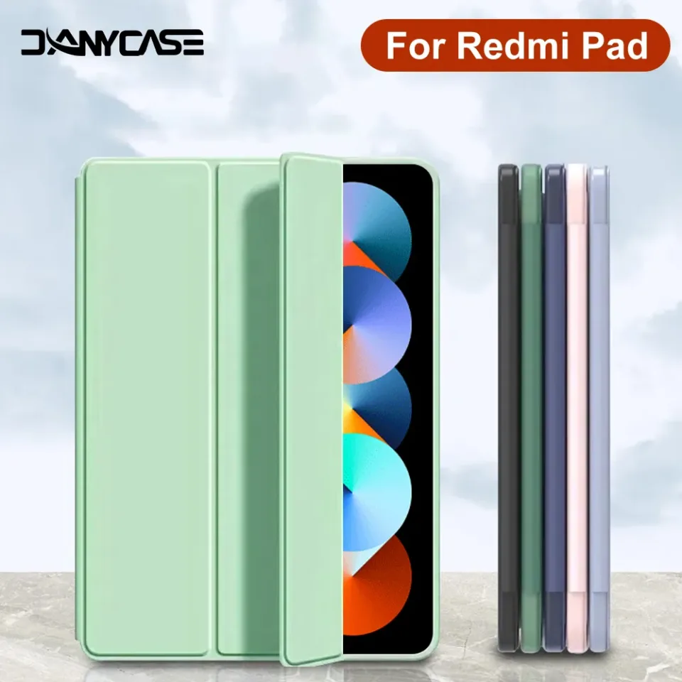 Capa protetora de couro PU para Xiaomi Redmi Pad, Tablet Shell, Flip Stand Case, 11in, 10.61 in, 2022