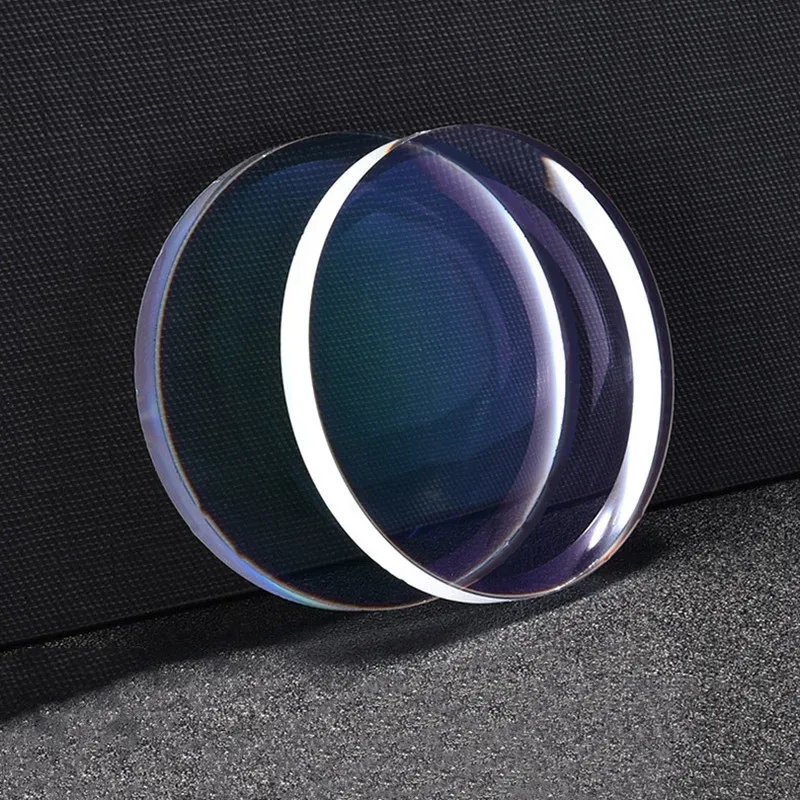 1,60 Índice Extra Thin Aspheric Blu Ray Block UV400 para Uso de Computador Anti Radiação Resina Prescrição Óptica Lentes Miopia