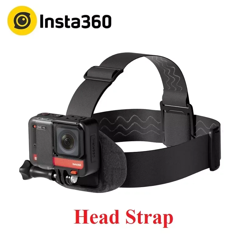 Insta360 cabeça cinta para insta 360 x3/um x2/go2 esporte câmera acessórios originais