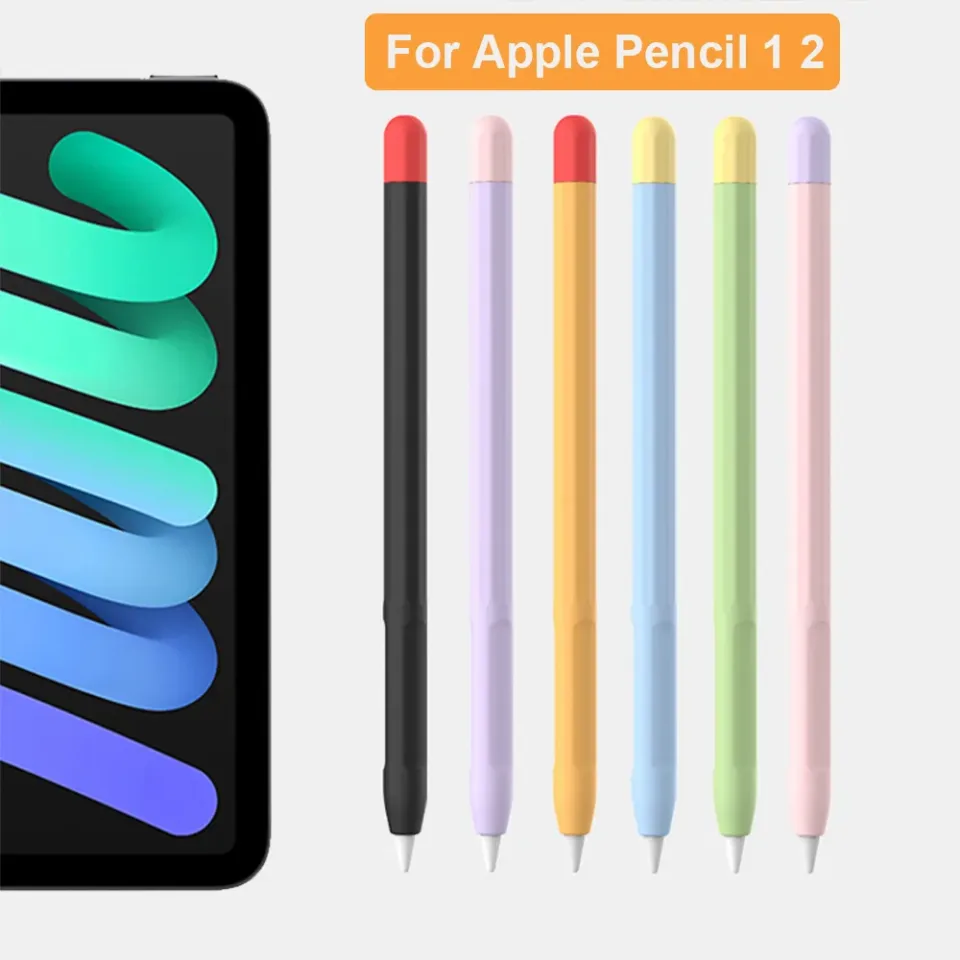 Para Apple Pencil 2 1 Gen Stylus Pen Case Silicone Macio Ultra Fina Capa Protetora para iPad Lápis 1ª 2ª Geração Manga