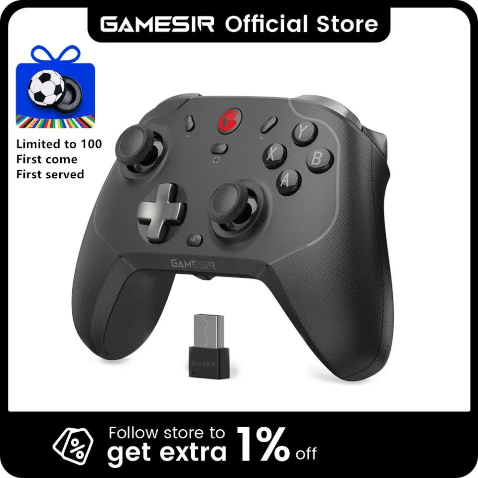 GameSir-Controlador Interruptor sem fio com Efeito Hall, Gamepad Bluetooth, Nintendo Switch, iPhone, Telefone Android, T4 Cyclone Pro