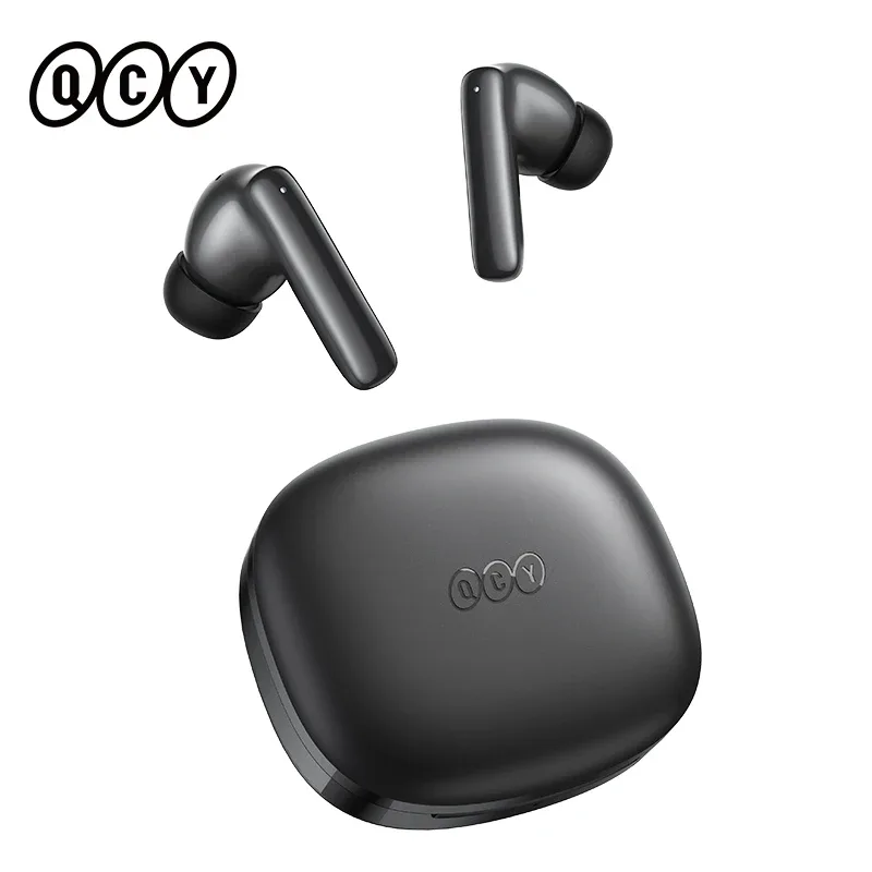 QCY T13 Pro BH26HT23A Fones de Ouvido com ANC Adaptativo de -50dB, Bluetooth 6.0, Conexão Multiponto, 6 Microfones, Chamada com IA, 47H em Modo Transparência HT23