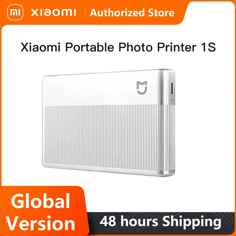 Xiaomi mijia bolso impressora fotográfica 1s impressão fotográfica várias cores bolso portátil leve impressão compartilhada