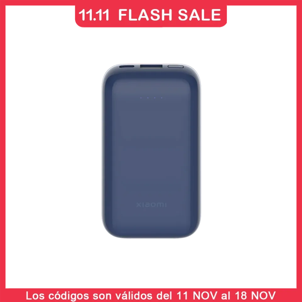 Banco de potência Xiaomi Pocket Edition Pro, Oficial, 10000mAh, 33W