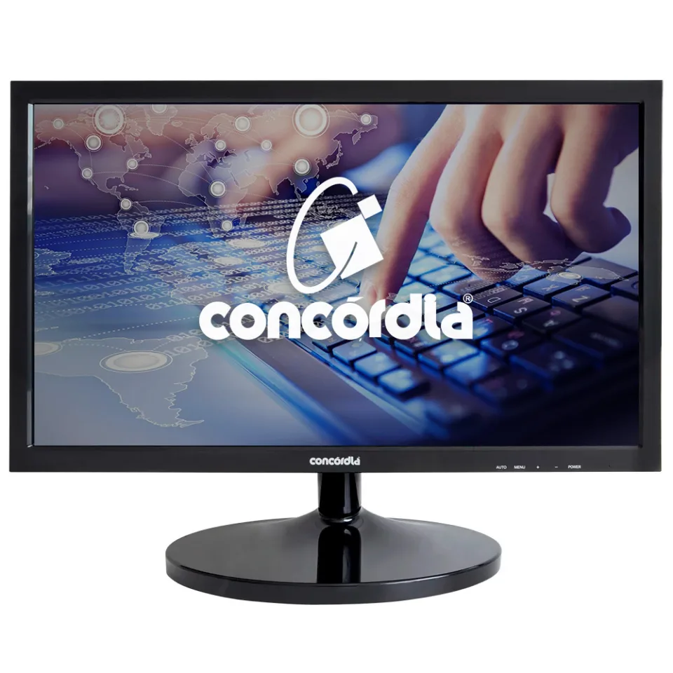 Monitor Concórdia E185 18.5" Led VGA, HDMI e VESA