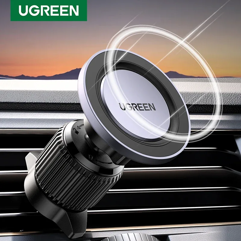 UGREEN-Suporte magnético do telefone do carro para o iphone 14, iphone 12 pro, xiaomi, samsung, suporte de ventilação de ar com gancho