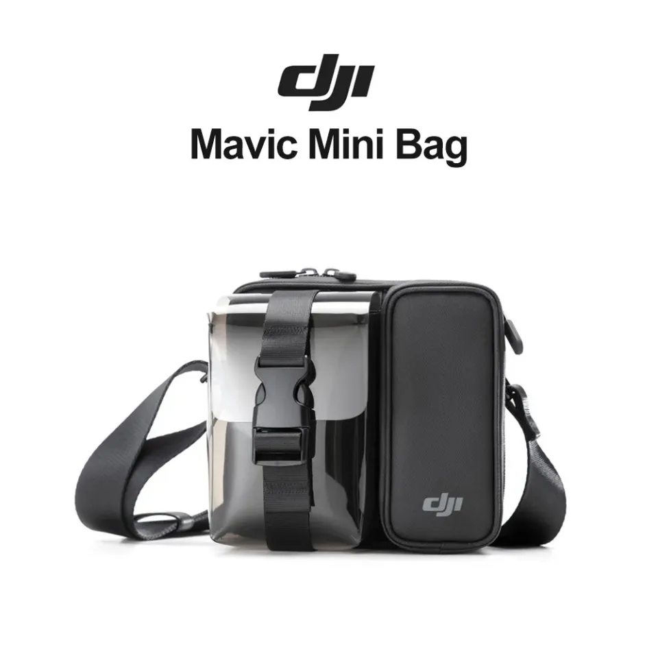 DJI Mavic Mini Bolsa, Bolso Osmo, Acessórios para Ação, Ombro Cross-Body, Preto, Moda
