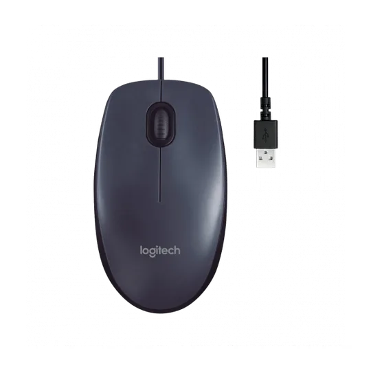 Mouse Com Fio Usb Logitech M90 Preto - 910-004053