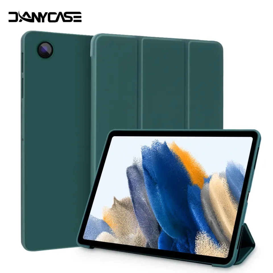 Tampa esperta da tabuleta do couro do plutônio, caso para Samsung Galaxy Tab A8, 10.5 X205, X200, S6 Lite, P610, P615, A7, T500, A7 Lite, T220, S7, S8, S9