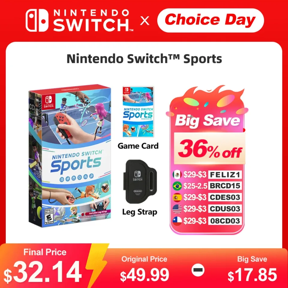Nintendo Switch Sports Nintendo Switch Games Deals 100% original oficial jogos físico cartão festa gênero para Switch OLED