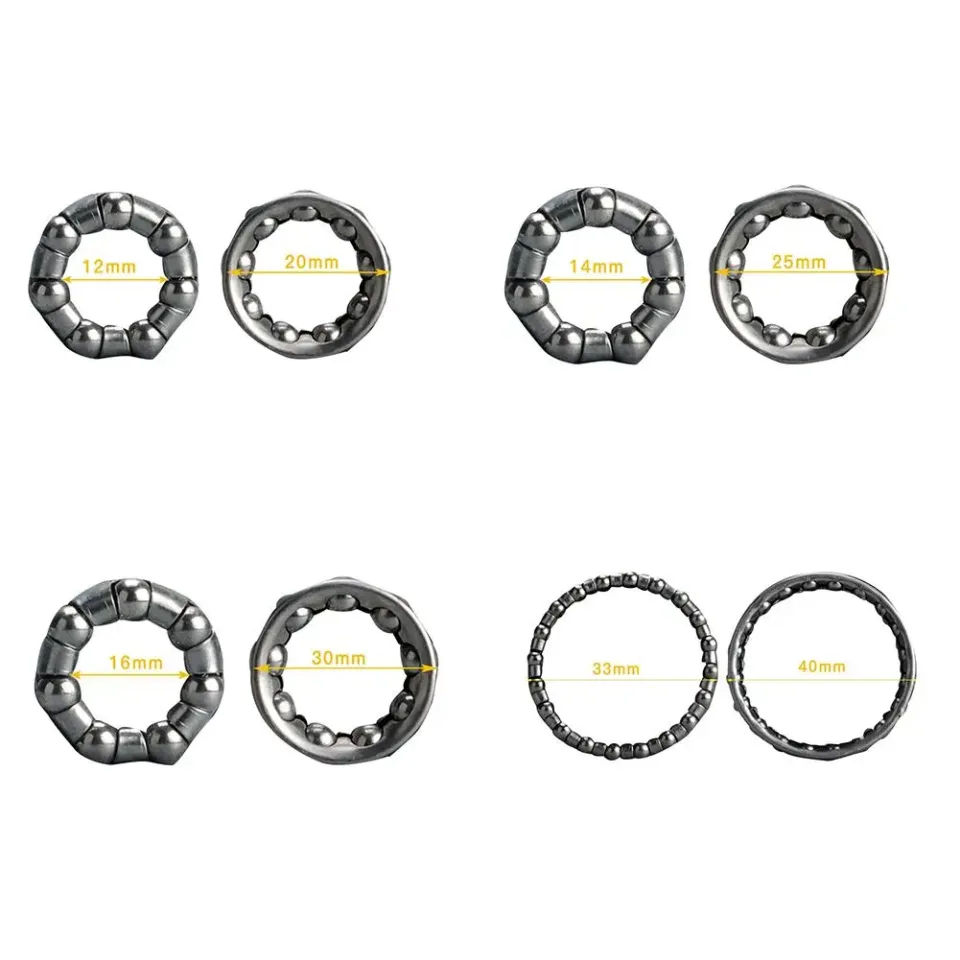 1pcs 30/20/25/40mm Quadro Frente Garfo Bead Bicicleta Headset Rolamento Bola de Aço Retentor para o Ciclismo Da Bicicleta Parte Acessórios Da Bicicleta