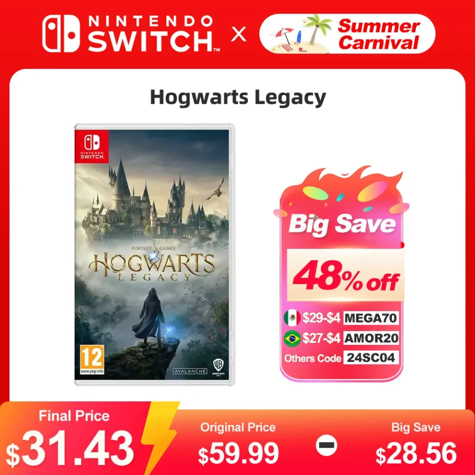 Hogwarts Legacy jogos Nintendo Switch Game Deals 100% Oficial Original Física Game Card RPG Gênero para Nintendo Switch Game Console
