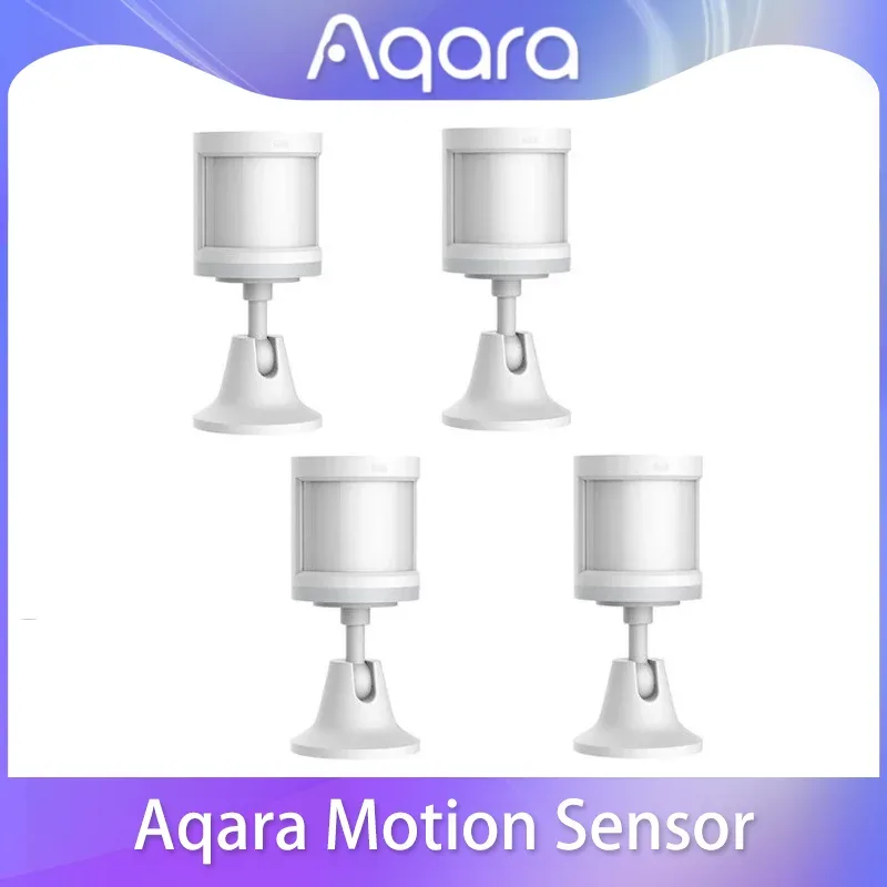 Aqara sensor de movimento inteligente sensores de corpo humano movimento do corpo pir wifi conexão sem fio zigbee para aqara hub xiaomi casa app