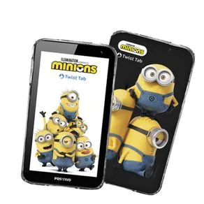 Tablet Positivo Twist Tab Minions T770KNM 32GB WiFi 7" - Preto