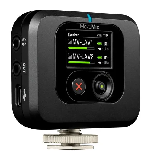 Receptor Sem Fio Para Shure MoveMic MV-R-Z7