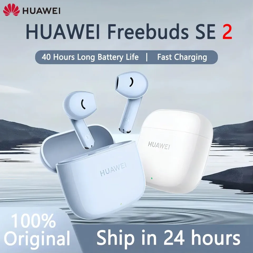 Huawei-FreeBuds SE 2 Fones De Ouvido Sem Fio Bluetooth 5.3, Fones De Ouvido Esportivos, Impermeável, Controle De Toque, Fones De Ouvido Com Microfone, Novo, Original