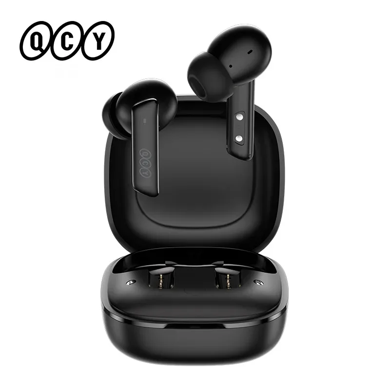 Qcy ht05 anc tws bluetooth 5.2 fones de ouvido sem fio 40db cancelamento de ruído ativo fone de ouvido in-ear microfones handfree telefone