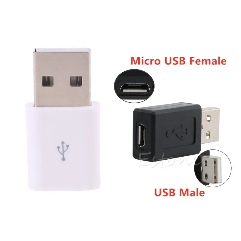 Usb macho para micro usb conversor de adaptador fêmea micro-b para usb um conector de carregamento adaptador de cabo acessórios de telefone
