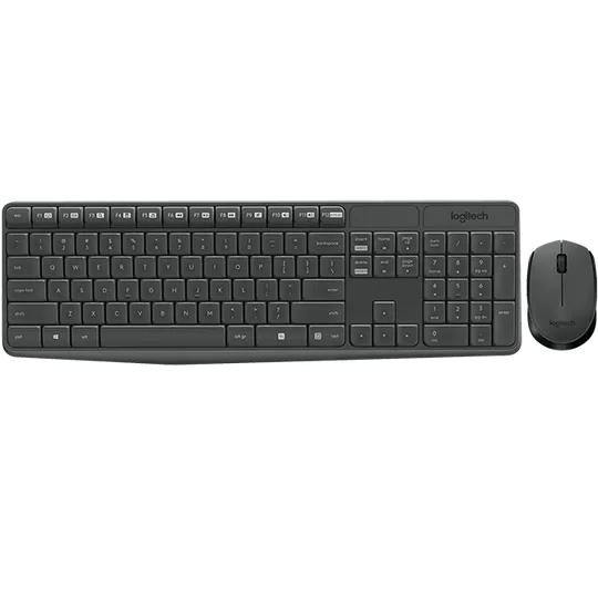 Combo Teclado E Mouse Sem Fio Logitech Mk235 - 920-007903