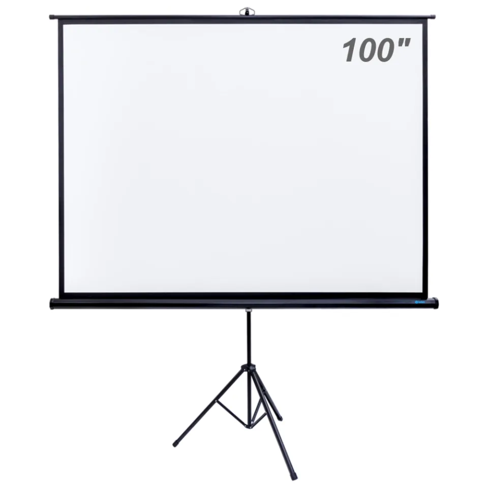 TELA DE PROJEÇÃO COM TRIPÉ RETRÁTIL - 100 POLEGADAS - BETEC BT4560