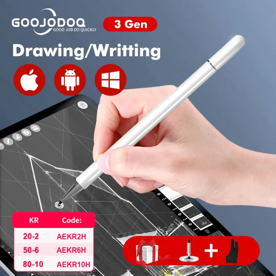 Caneta Stylus para Android, IOS, Lápis Apple, Tablet, iPad, Xiaomi, Caneta de Toque Samsung, Caneta de Toque do Telefone