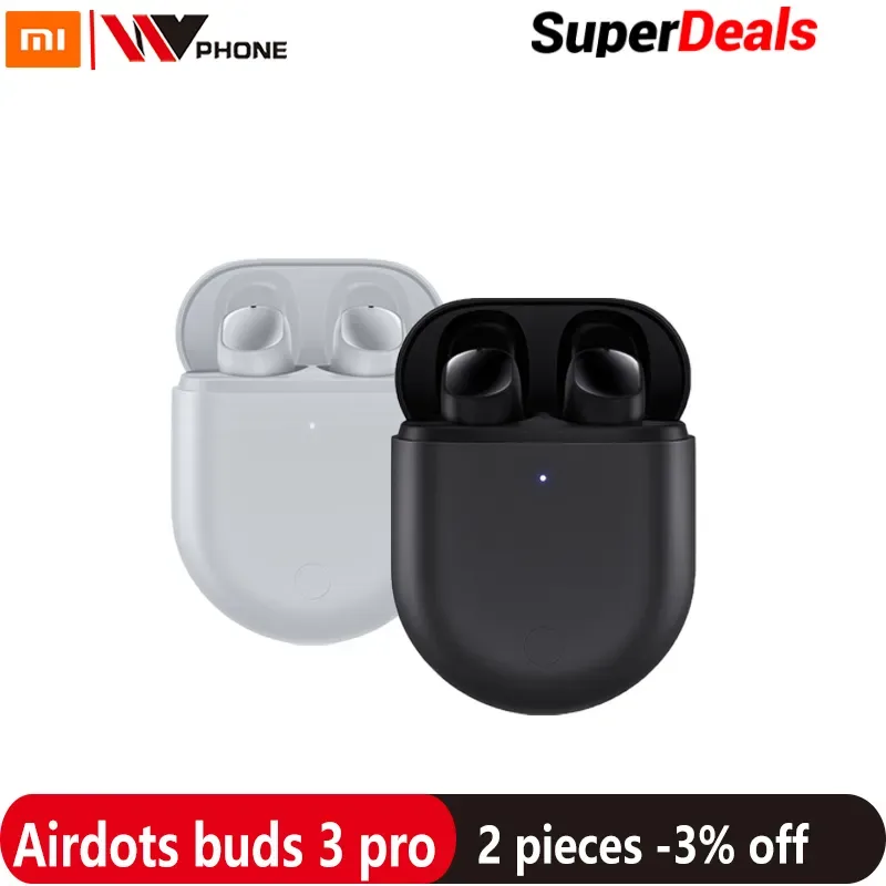 Xiaomi-Redmi Airdots 3 Pro, fone de ouvido Bluetooth TWS, fone de ouvido sem fio, ANC, IPX4, K40, Nota 10 Pro
