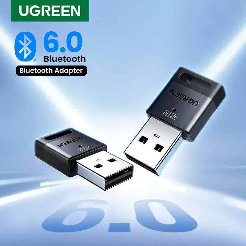 Adaptador USB Bluetooth, Dongle Bluetooth 6.0 para PC Windows 11/10/8.1, Receptor e Transmissor para Teclado/Mouse