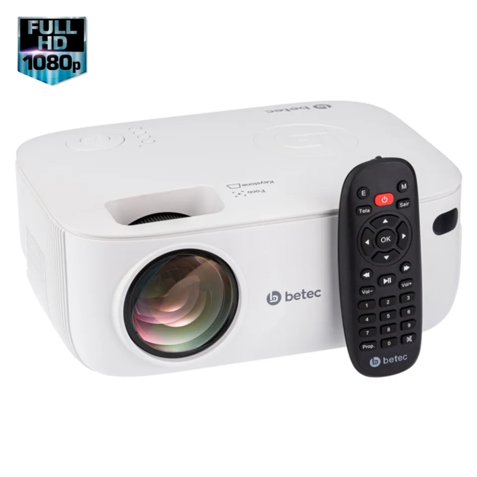 PROJETOR LED - 3200 LUMENS - FULL HD - BETEC BT950 - BLUETOOTH