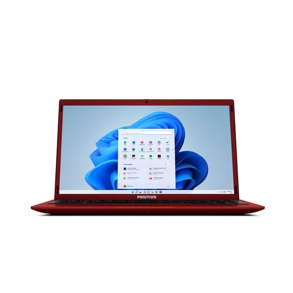Notebook Positivo Motion C4120F Intel® Celeron® Windows 11 Home 14'' – Vermelho – Inclui Microsoft 365*