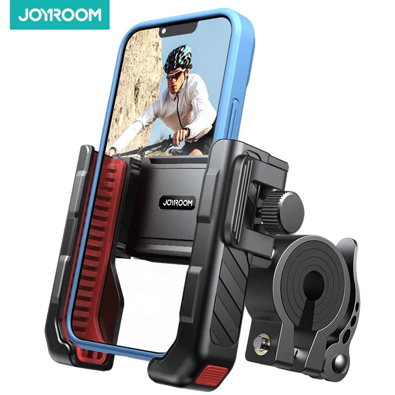Joyroom-Suporte para Celular Universal para Bicicleta, à Prova de Choque, Operação com 1 Mão, Ajustável para Bicicleta, Motocicleta, 4.7-7 "Celular, 2022
