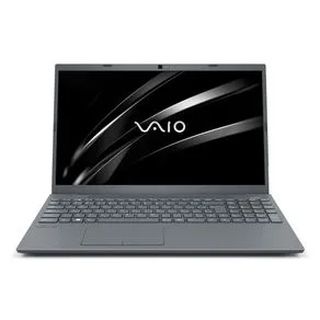 Notebook VAIO® FE15 AMD® Ryzen 3 Linux Debian 10 8GB 256GB SSD Full HD - Prata Titânio