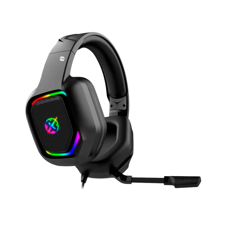Headset Gamer Kalkan Magni, RGB, Drivers de 50mm, 7.1 Virtual Surround, Preto, KLK00023