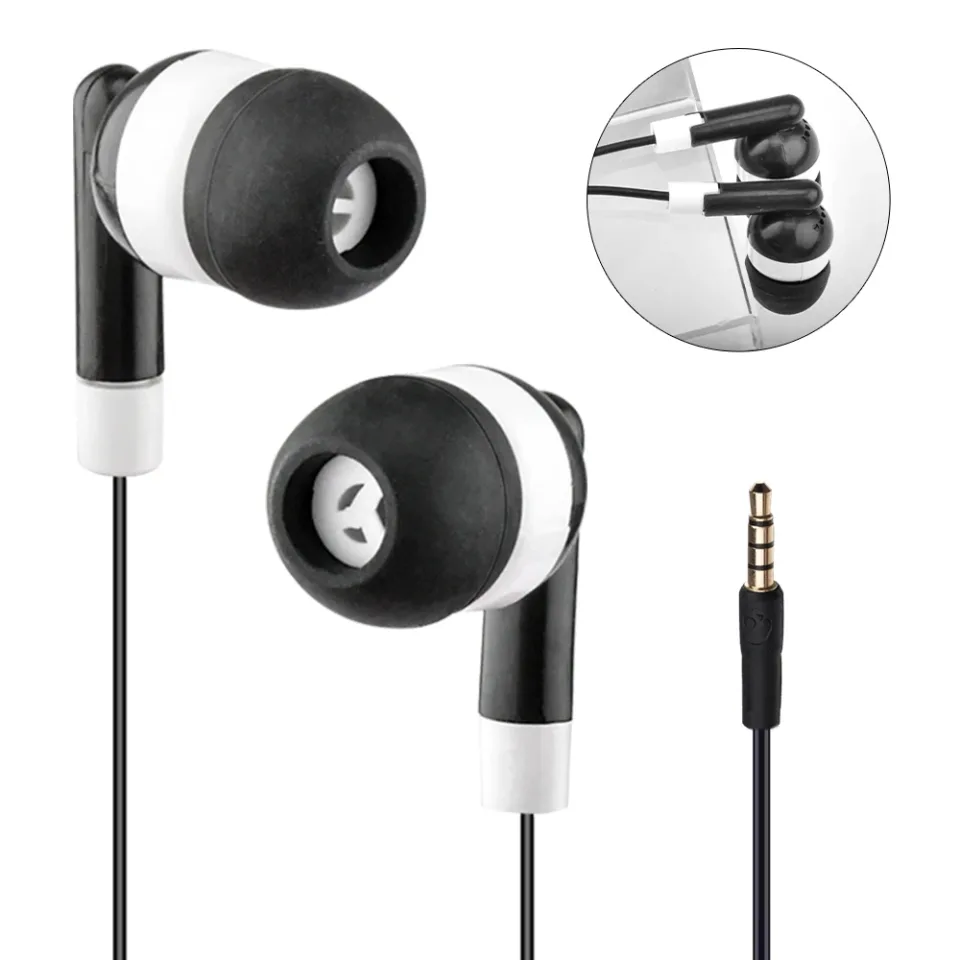 Fones de ouvido intra-ear com graves profundos, fone de ouvido de 3.5mm com fio, esportivo, áudio de alta fidelidade, música, para android, mp3, mp4, celulares, tablets