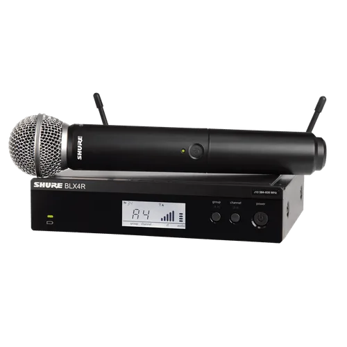 Sistema de Microfone Sem Fio Uhf Shure BLX24RBRSM58 BLX24RBRSM58-M15